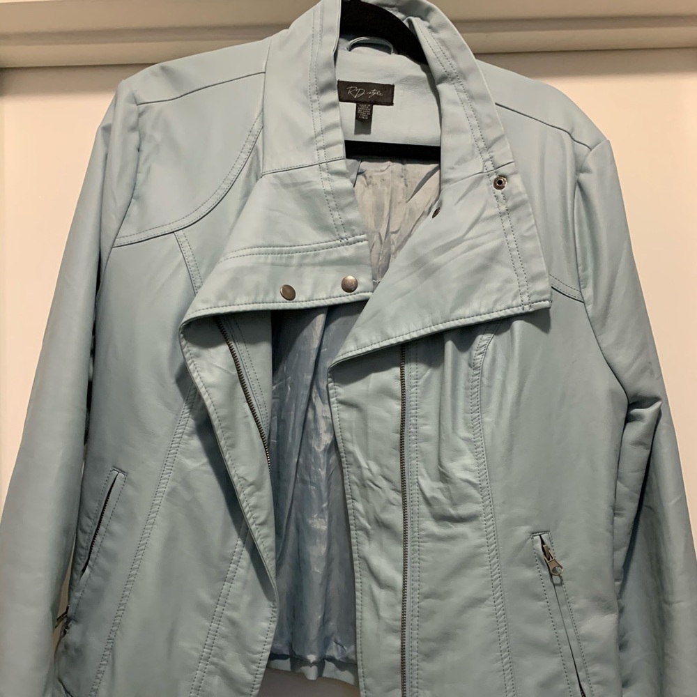 RD Style Faux Leather Jacket - Picture 2 of 3